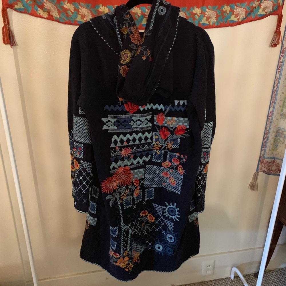 Johnny was Biya hooded duster